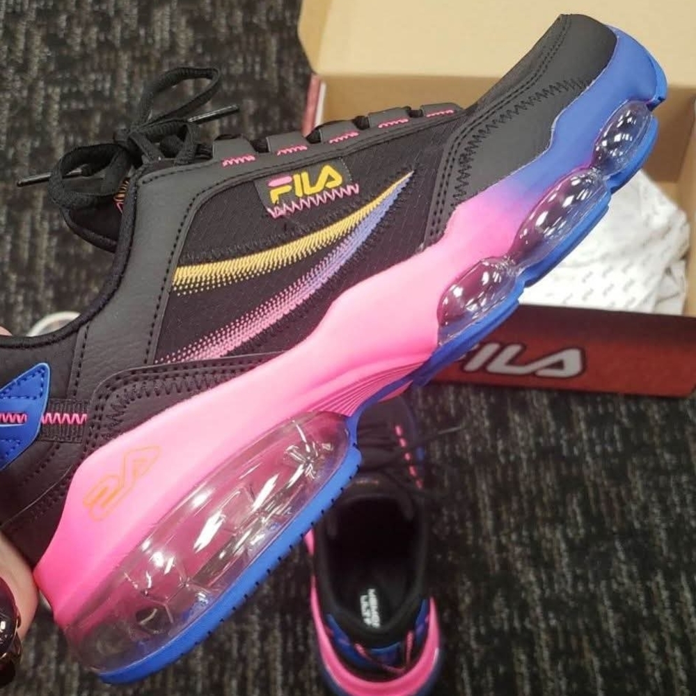 FILA Octane Women's Black and Pink Sneakers